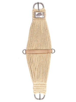 Roper Cinch from Dennis Moreland Tack, hand-tied mohair blend