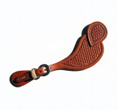 Basket Stamped Wide Spur Straps