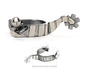 #2 Spurs with 1 Inch Wide Bands