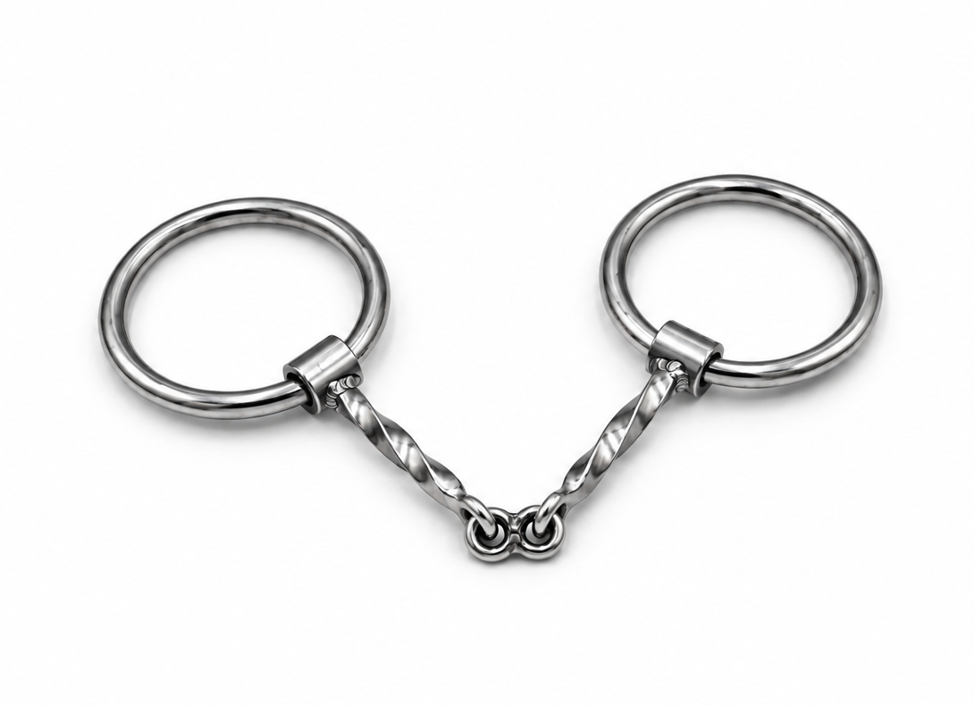 DR. Bristol Square Twist O-Ring Snaffle