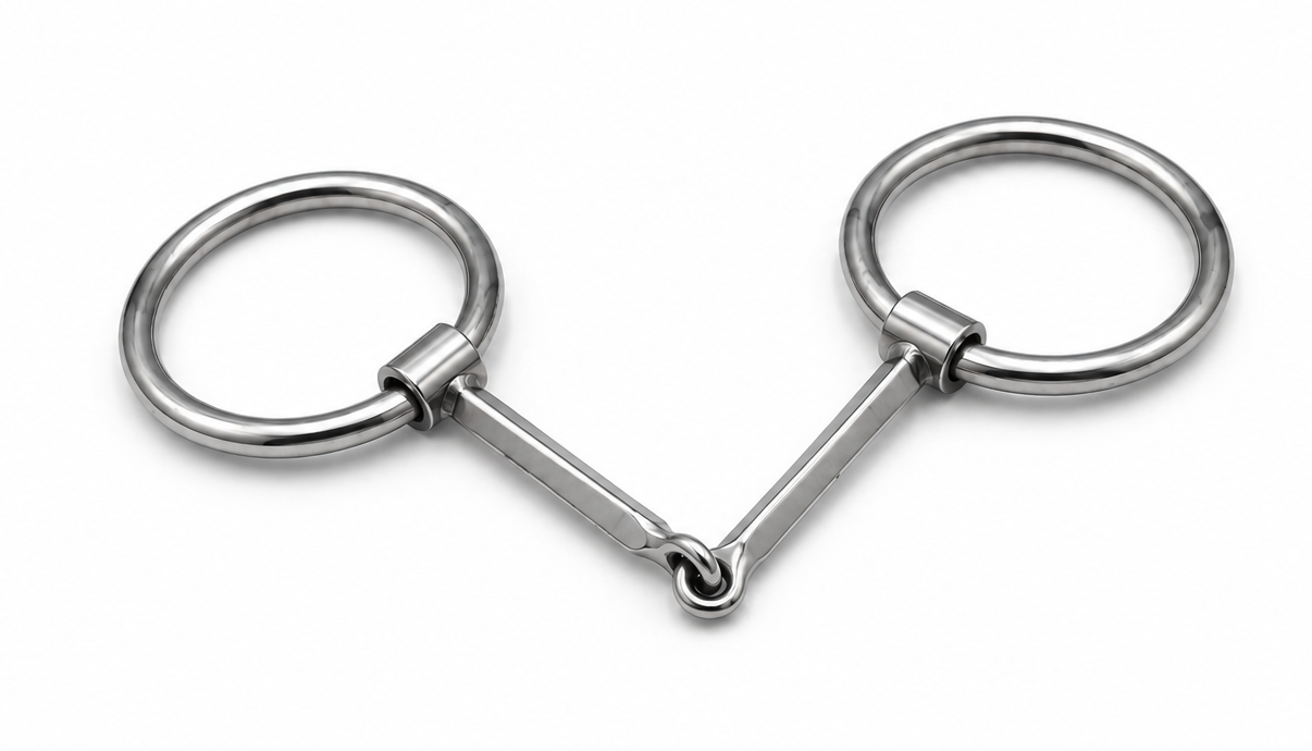 Fishback Straight O-Ring Snaffle