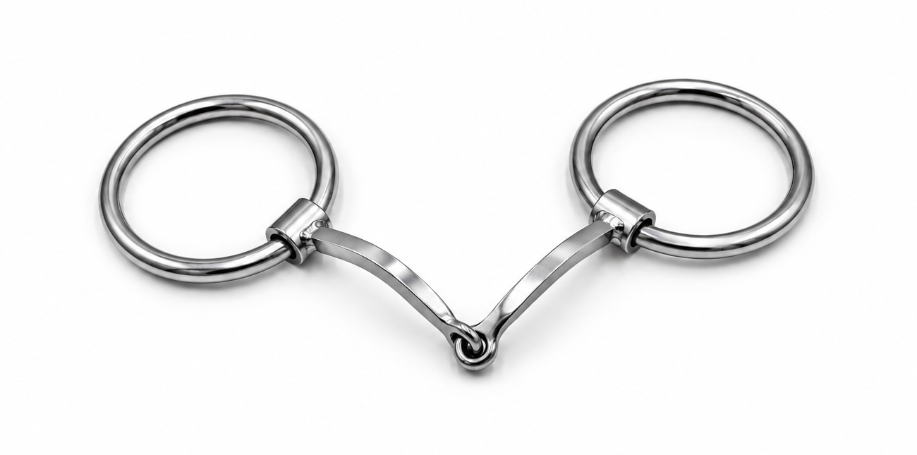 Square Mullen O-Ring Snaffle