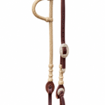 Cowboy Headstall with Rawhide and Silver