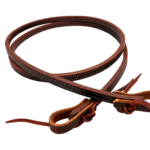 3/4" Latigo on Latigo Loop Rein