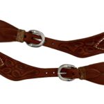 Women's Floral Stamped Spur Straps
