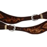 Men's Floral Stamped Spur Straps